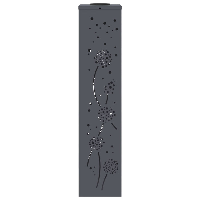 Faro LED solare per sentieri 2 pcs Antracite 879774