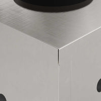 Faro LED solare per sentieri 2 pcs Acciaio inossidabile 879776