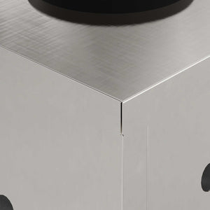 Faro LED solare per sentieri 2 pcs Acciaio inossidabile 879776