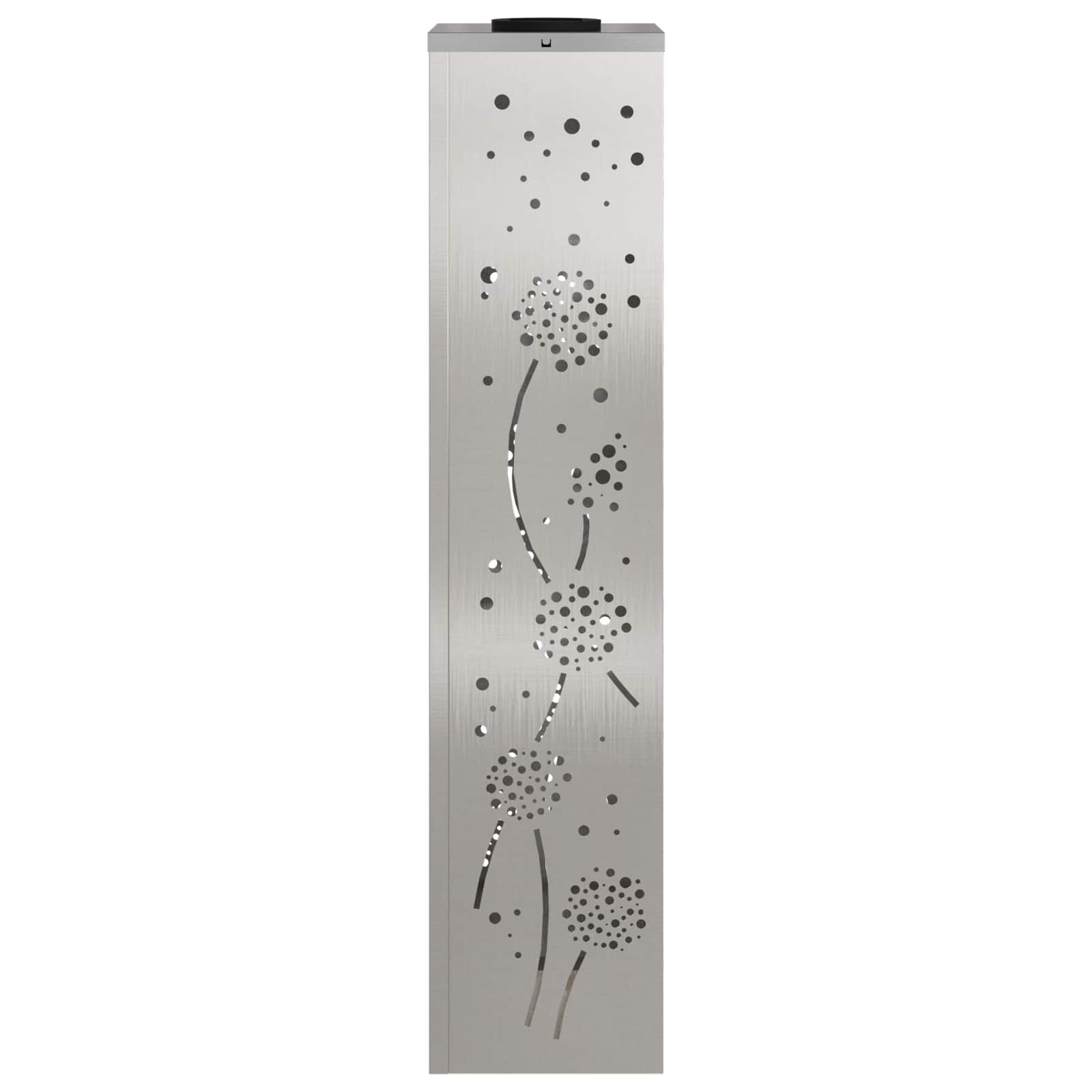 Faro LED solare per sentieri 2 pcs Acciaio inossidabile 879776