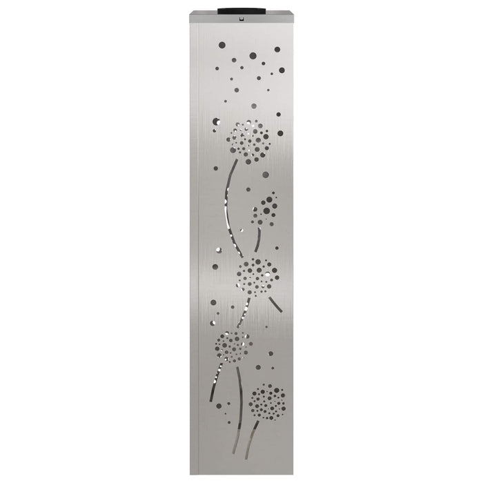 Faro LED solare per sentieri 2 pcs Acciaio inossidabile 879776