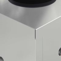 Faro LED solare per sentieri 2 pcs Zincato Zincato 879777