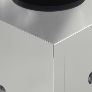 Faro LED solare per sentieri 2 pcs Zincato Zincato 879777