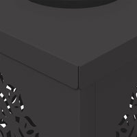 Faro LED solare per sentieri 2 pcs Nero 879779