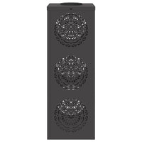 Faro LED solare per sentieri 2 pcs Nero 879779