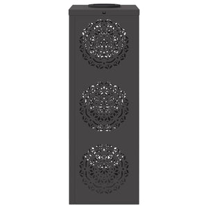 Faro LED solare per sentieri 2 pcs Nero 879779