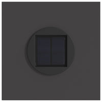 Faro LED solare per sentieri 2 pcs Nero 879779