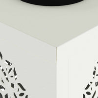 Faro LED solare per sentieri 2 pcs Bianco 879780