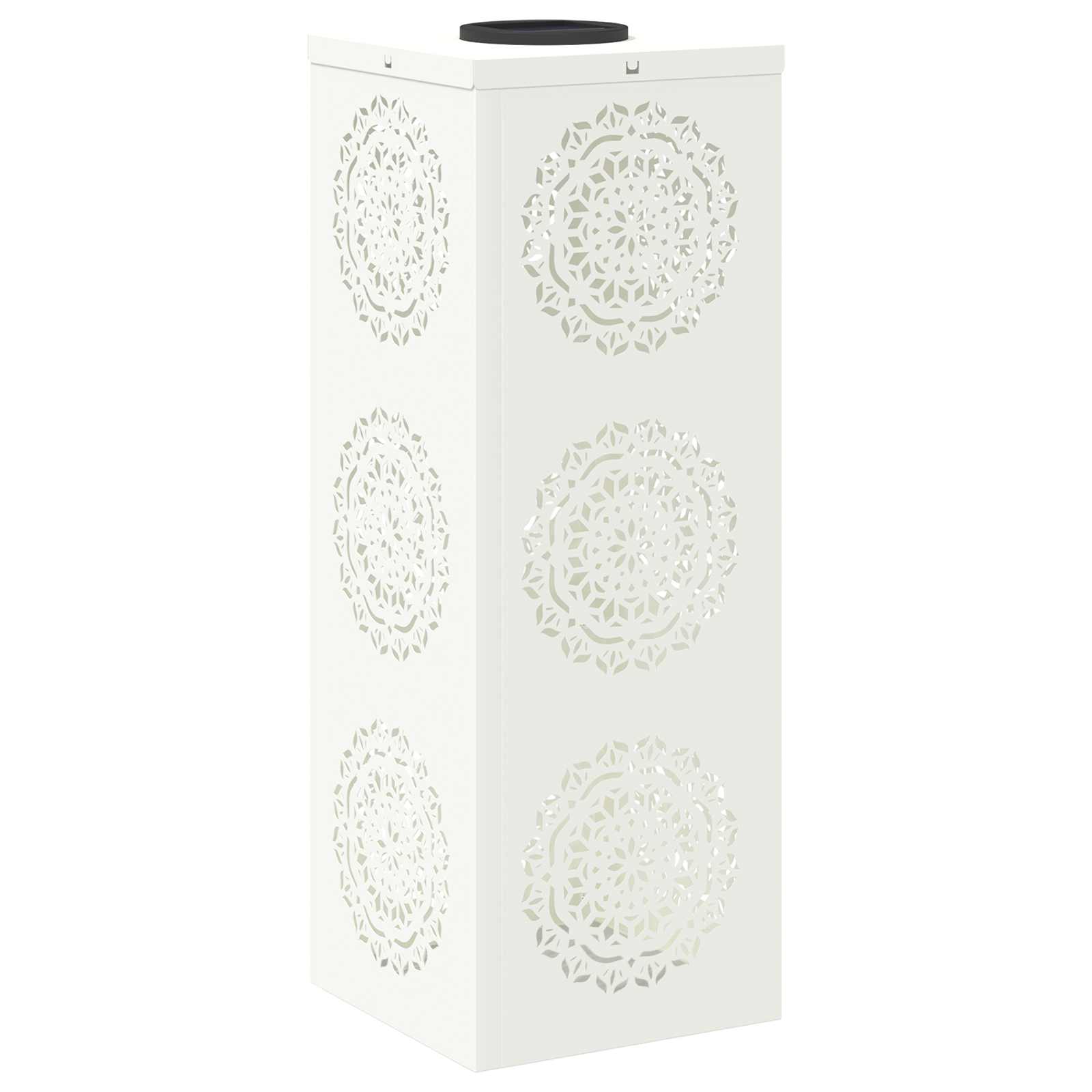 Faro LED solare per sentieri 2 pcs Bianco 879780