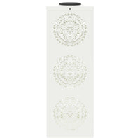 Faro LED solare per sentieri 2 pcs Bianco 879780