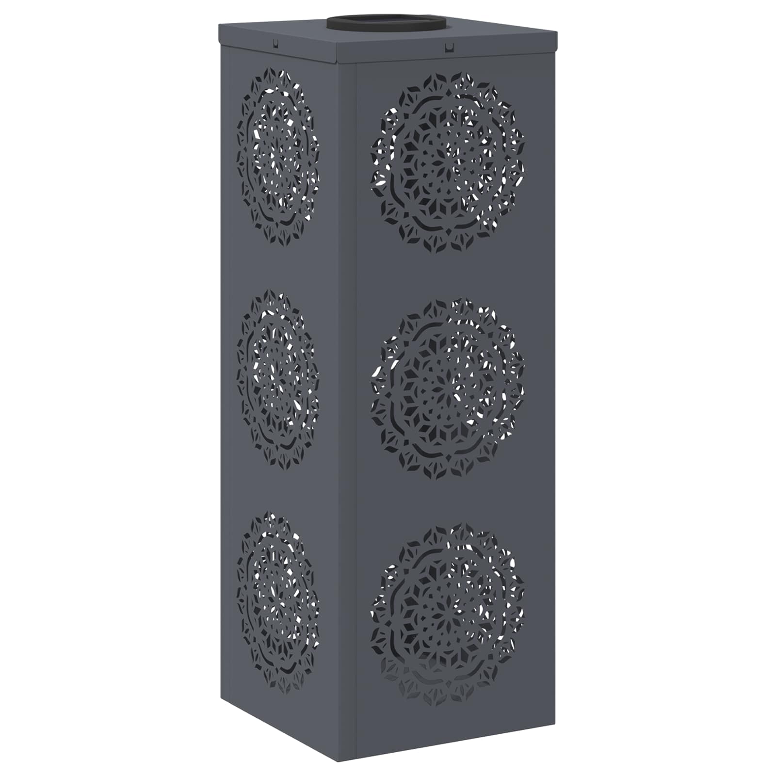 Faro LED solare per sentieri 2 pcs Antracite 879781