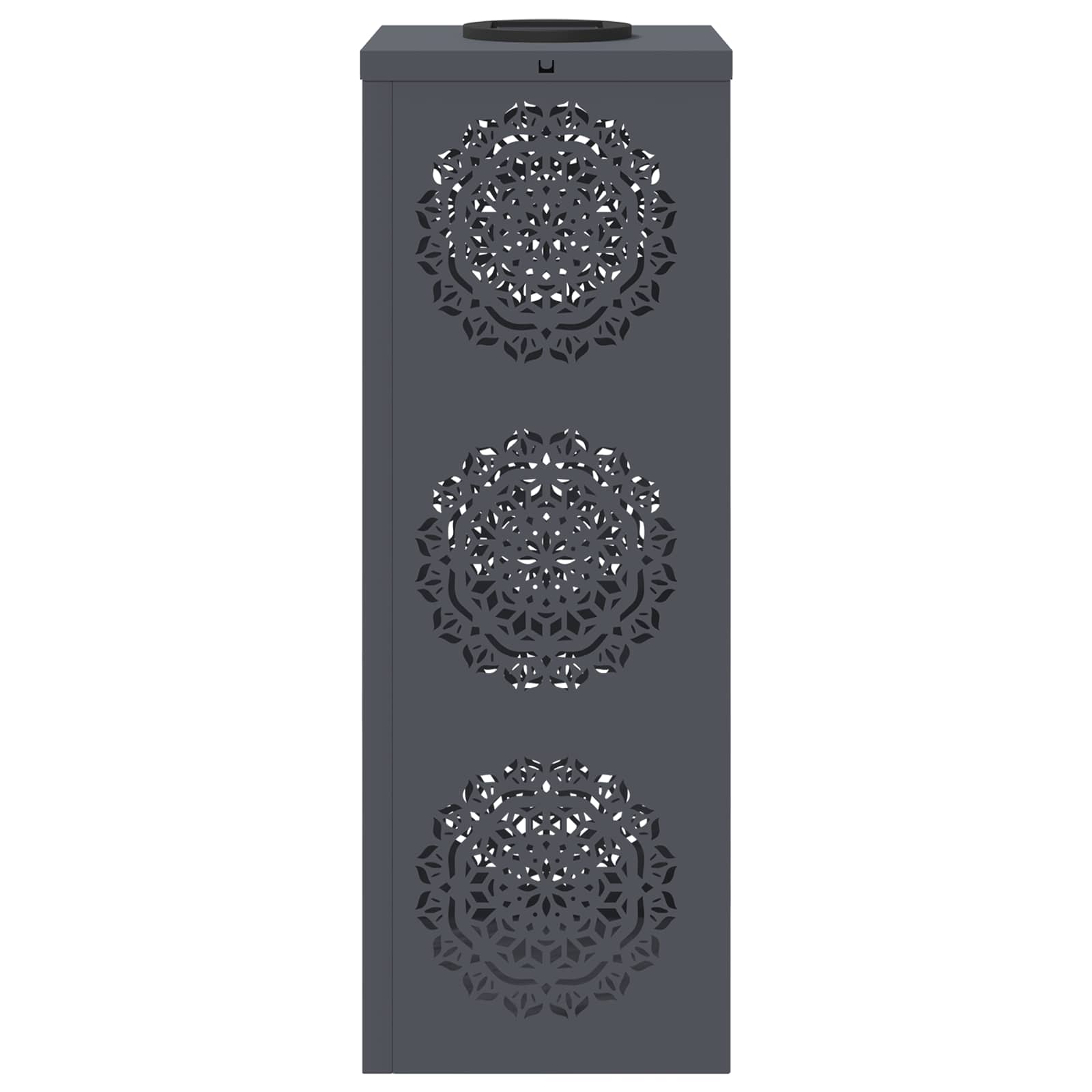 Faro LED solare per sentieri 2 pcs Antracite 879781