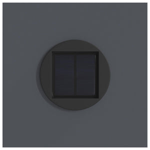 Faro LED solare per sentieri 2 pcs Antracite 879781