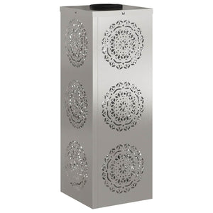 Faro LED solare per sentieri 2 pcs Acciaio inossidabile 879783