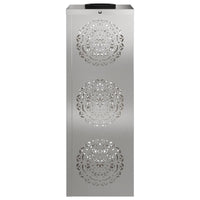 Faro LED solare per sentieri 2 pcs Acciaio inossidabile 879783