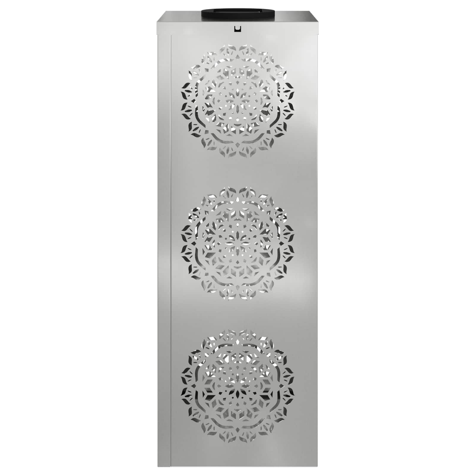 Faro LED solare per sentieri 2 pcs Zincato Zincato 879784