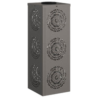 Faro LED solare per sentieri 2 pcs Acciaio Corten 879785