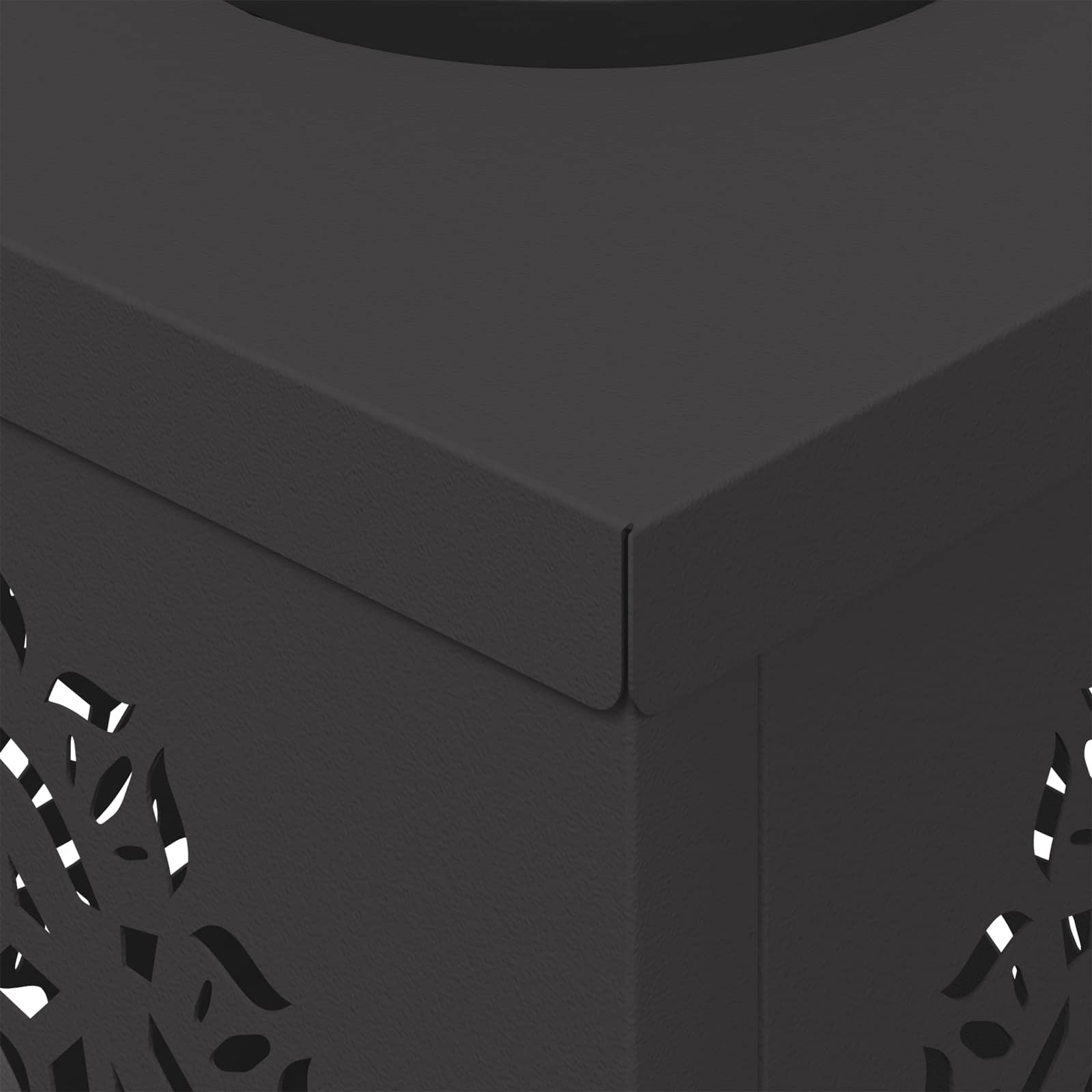 Faro LED solare per sentieri 2 pcs Nero 879786