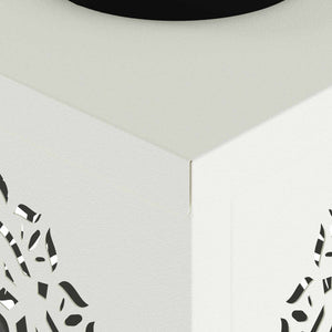 Faro LED solare per sentieri 2 pcs Bianco 879787