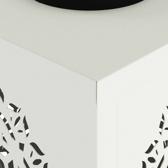 Faro LED solare per sentieri 2 pcs Bianco 879787