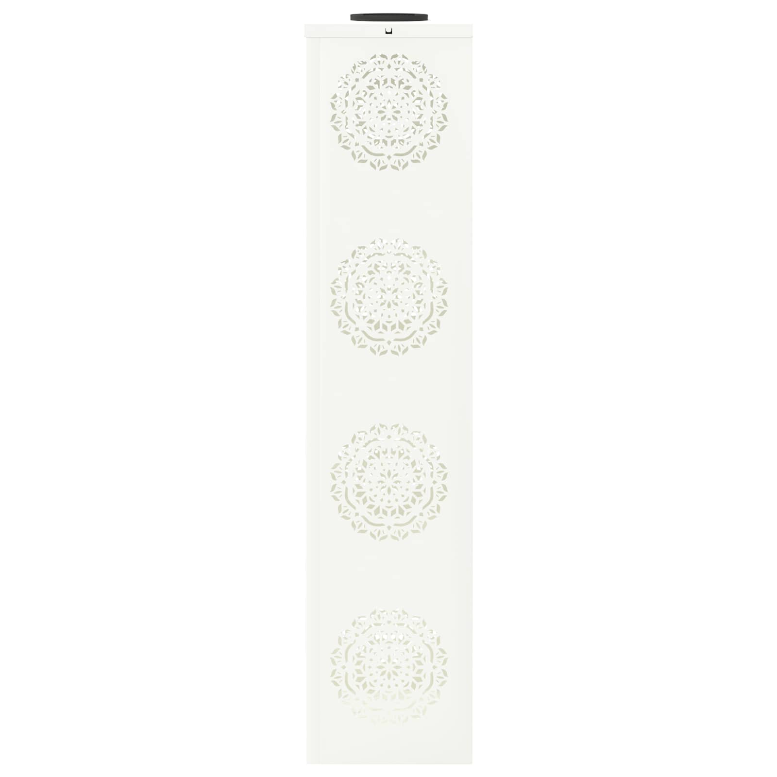 Faro LED solare per sentieri 2 pcs Bianco 879787