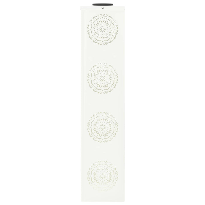 Faro LED solare per sentieri 2 pcs Bianco 879787