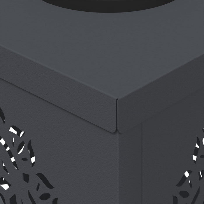 Faro LED solare per sentieri 2 pcs Antracite 879788