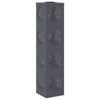 Faro LED solare per sentieri 2 pcs Antracite 879788