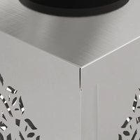 Faro LED solare per sentieri 2 pcs Acciaio inossidabile 879790