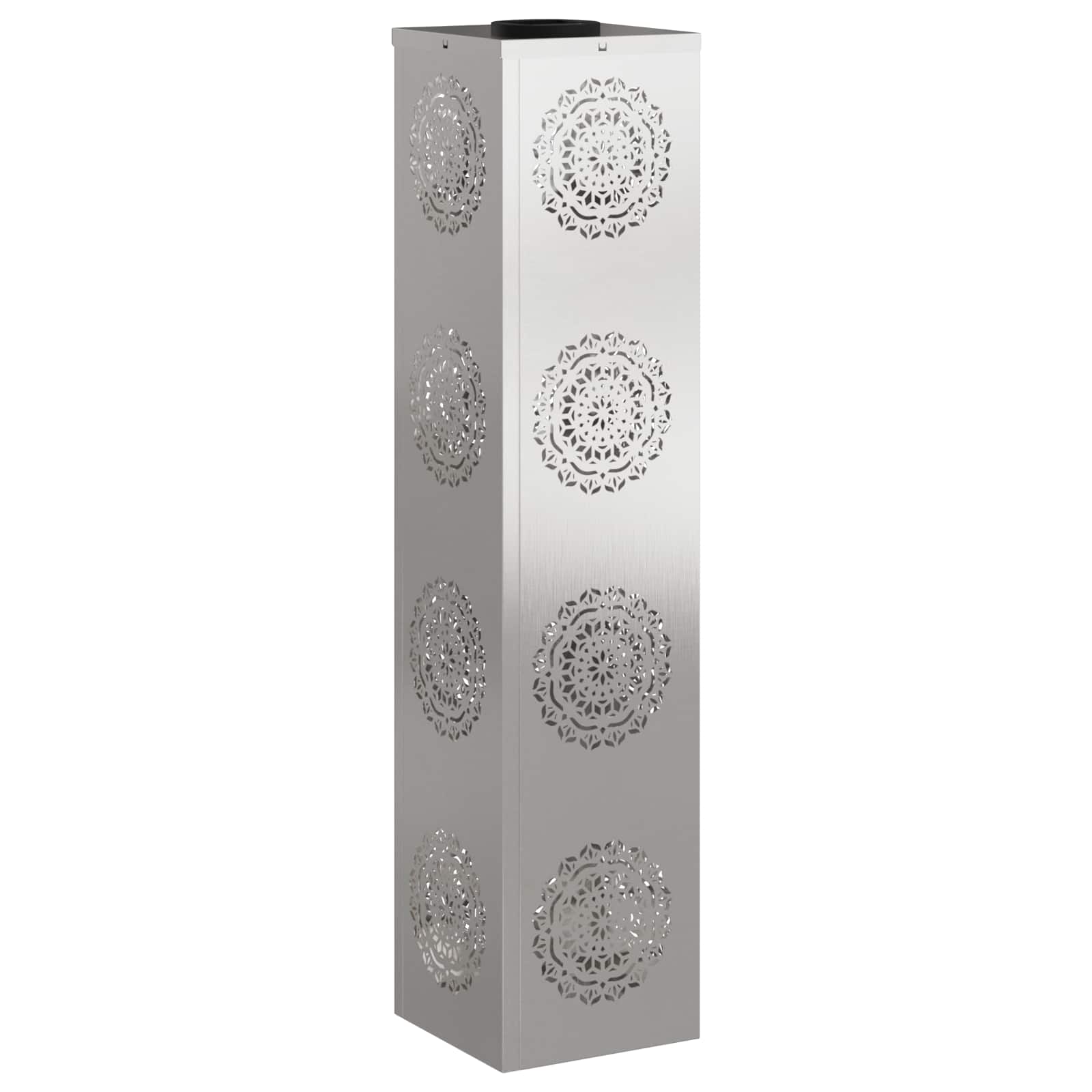 Faro LED solare per sentieri 2 pcs Acciaio inossidabile 879790