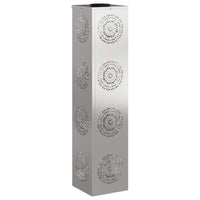 Faro LED solare per sentieri 2 pcs Acciaio inossidabile 879790