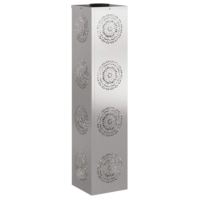 Faro LED solare per sentieri 2 pcs Acciaio inossidabile 879790