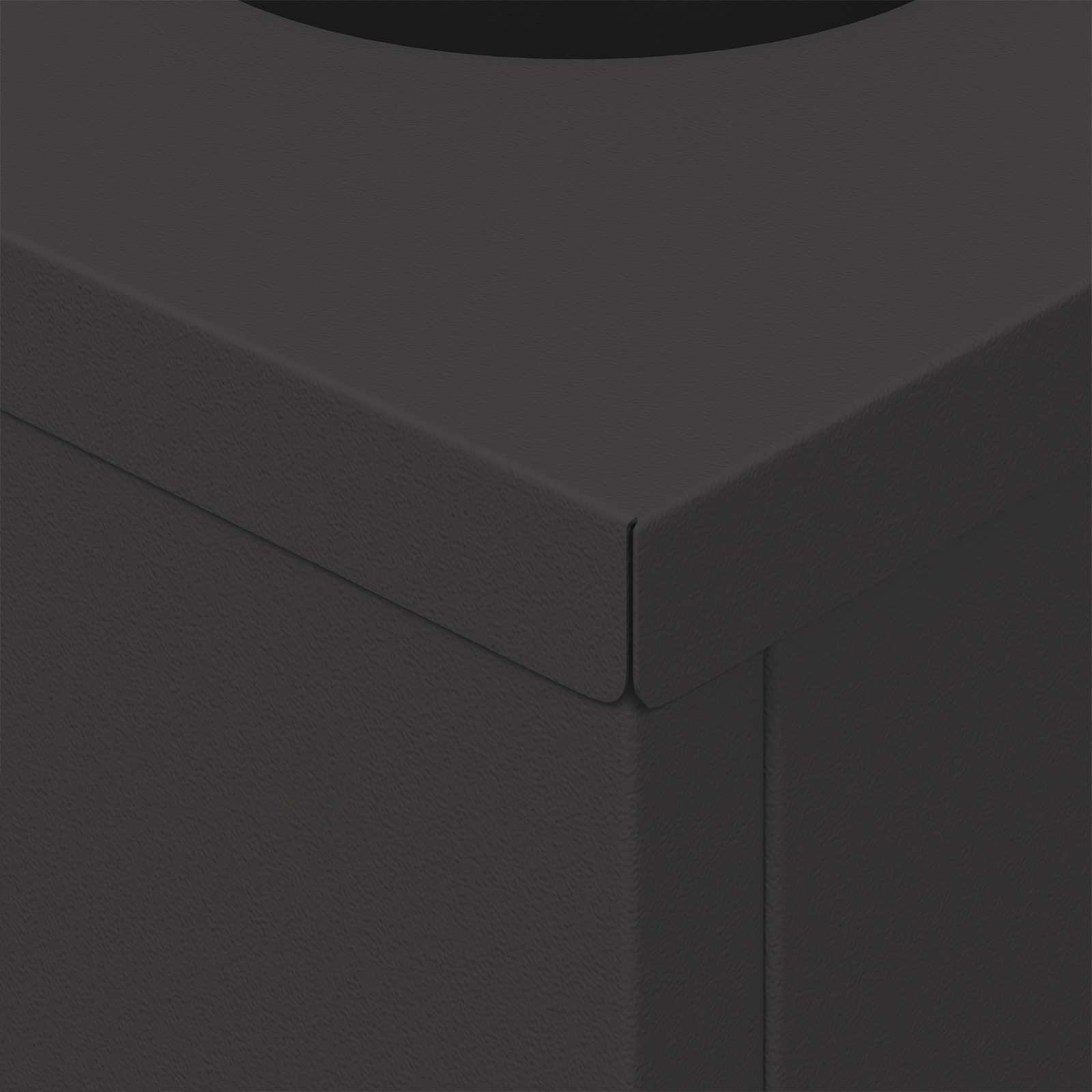 Faro LED solare per sentieri 2 pcs Nero 879793