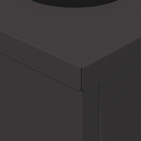 Faro LED solare per sentieri 2 pcs Nero 879793