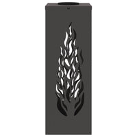 Faro LED solare per sentieri 2 pcs Nero 879793