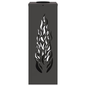 Faro LED solare per sentieri 2 pcs Nero 879793