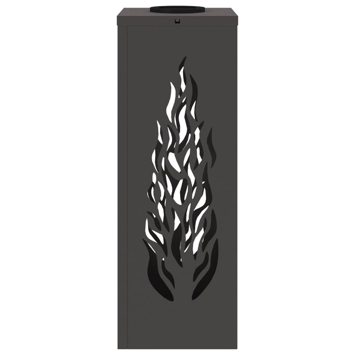 Faro LED solare per sentieri 2 pcs Nero 879793