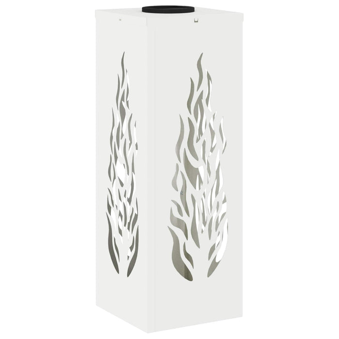 Faro LED solare per sentieri 2 pcs Bianco 879794