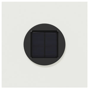 Faro LED solare per sentieri 2 pcs Bianco 879794