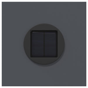 Faro LED solare per sentieri 2 pcs Antracite 879795