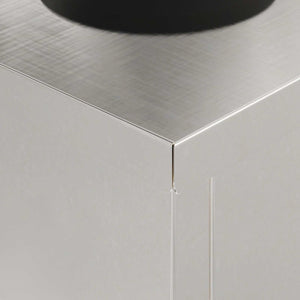 Faro LED solare per sentieri 2 pcs Acciaio inossidabile 879797