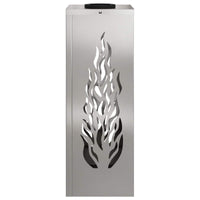 Faro LED solare per sentieri 2 pcs Acciaio inossidabile 879797