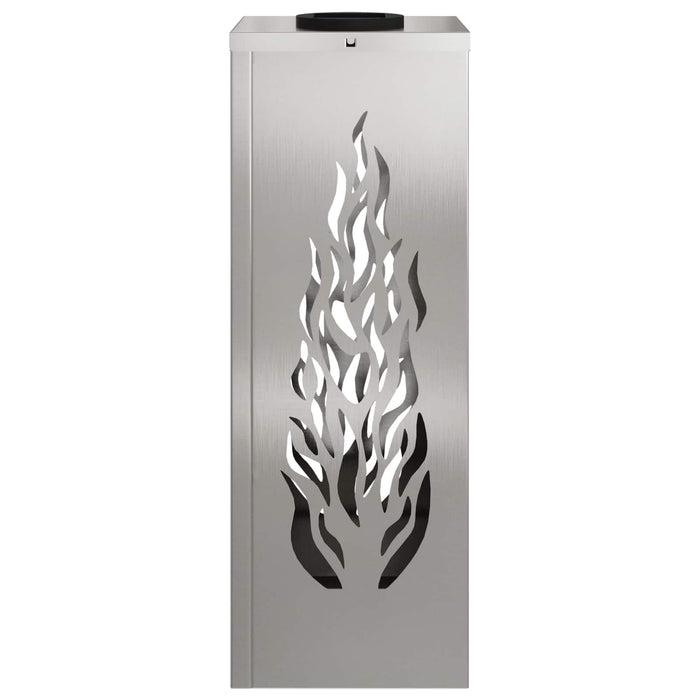 Faro LED solare per sentieri 2 pcs Acciaio inossidabile 879797