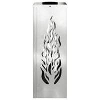 Faro LED solare per sentieri 2 pcs Zincato Zincato 879798