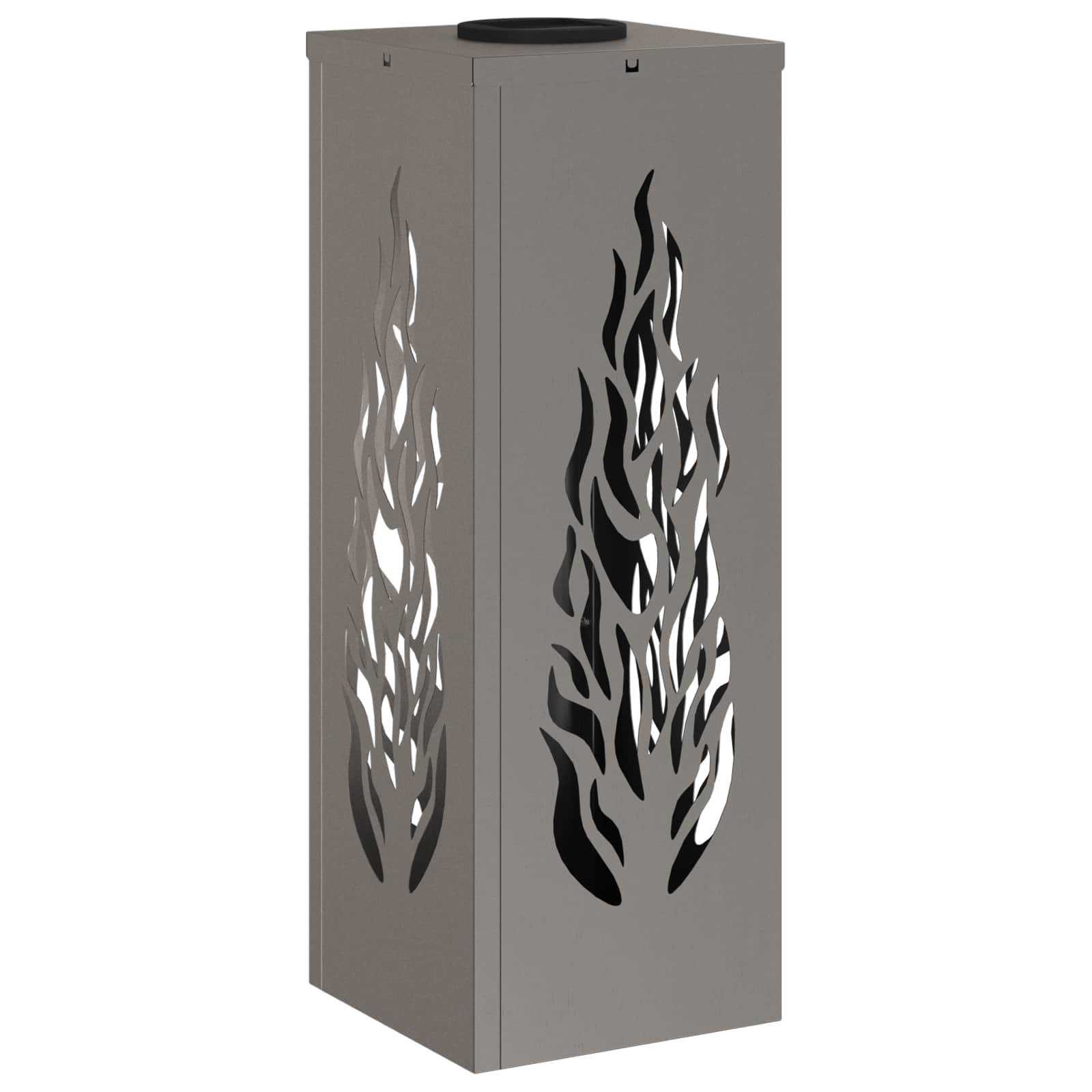 Faro LED solare per sentieri 2 pcs Acciaio Corten 879799