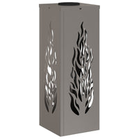 Faro LED solare per sentieri 2 pcs Acciaio Corten 879799