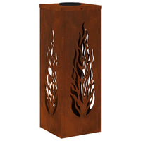 Faro LED solare per sentieri 2 pcs Acciaio Corten 879799