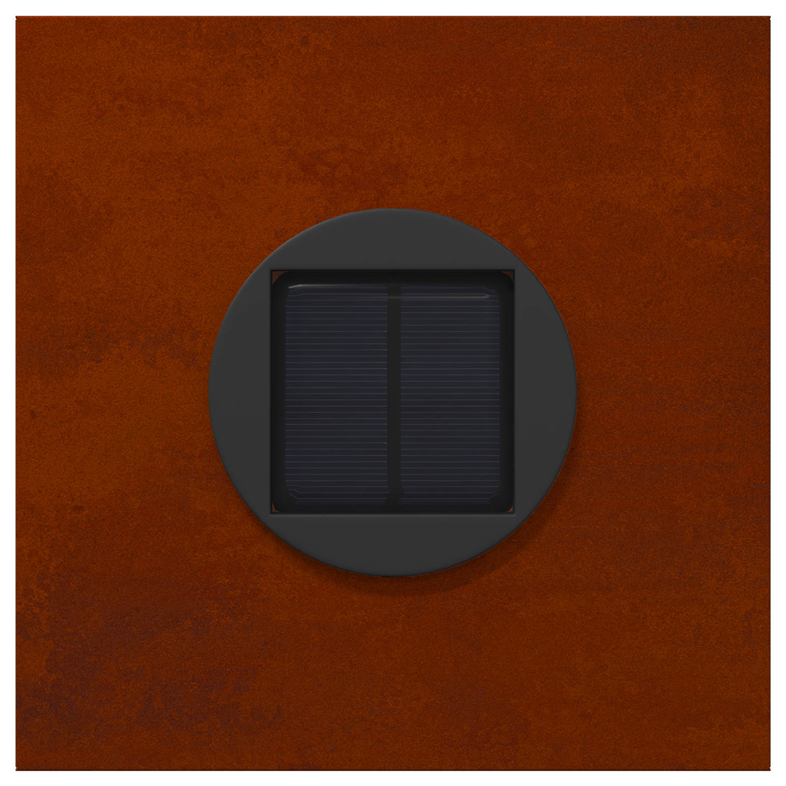 Faro LED solare per sentieri 2 pcs Acciaio Corten 879799