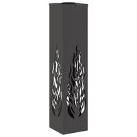 Faro LED solare per sentieri 2 pcs Nero 879800