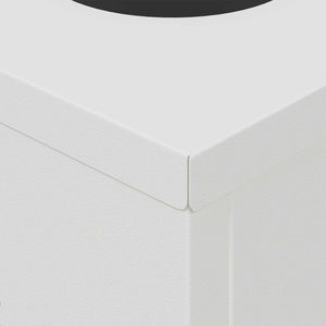 Faro LED solare per sentieri 2 pcs Bianco 879801